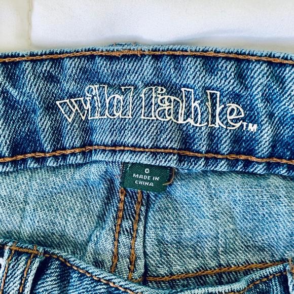 High Rise Distressed Denim Shorts - Picture 6 of 7